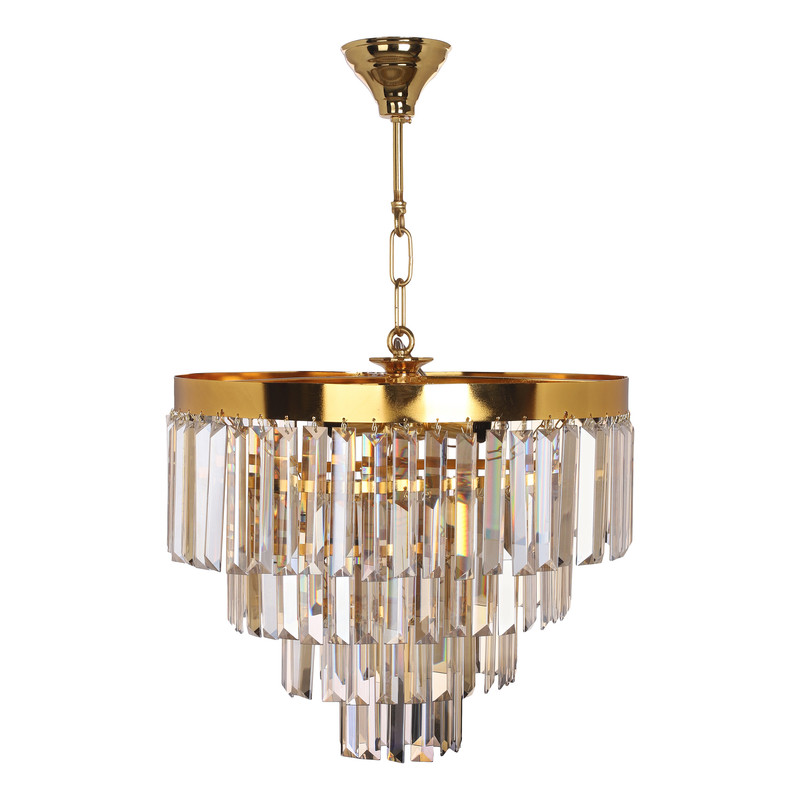 چراغ آویز مدل کریستالی14شعله کاترین قطر 40   کد H30